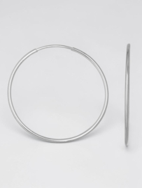 Amara Hoops 50 mm - Sterling Zilver