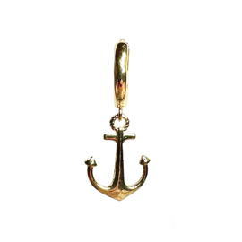 Anchor Hoop Gold Plated