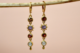 Celestial Trine Oorbellen - Gold Plated