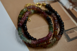 Toermalijn Edelsteen Ketting - Gold Vermeil