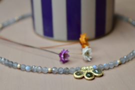 Siena Rumi Labradorite Necklace Gold Plated