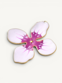 Bloem Bedel Roze - Stainless Steel Gold Plated