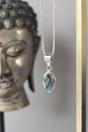 Labradorite Pendant Sterling Silver