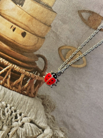 Sterling Silver Ladybug Necklace