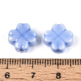 Klavertje Vier Keramiek Kraal (1x)