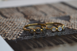 Jiya Labradorite Ring Gold Vermeil