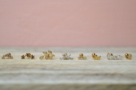 Leaf Piercing Gold Vermeil