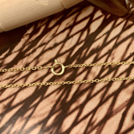 Plain Gold Vermeil Necklace 45 cm