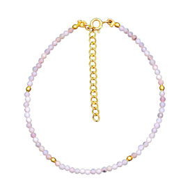 Pink Opal Gold Vermeil Bracelet / Armband