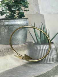 Arrow Bangle - Brass