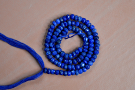 Lapis Lazuli Facet 4 x 3 mm Kralen