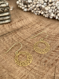 Boho Flower Gold Vermeil Earrings