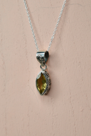 Cinta Soul Citrien Hanger - Sterling Zilver