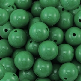 Donker Groen Acryl Kralen 16 mm (5x)