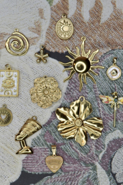 Bloem Bedel RVS Gold Plated