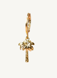 Palm Tree Earring - Gold Plated