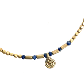 Tribal Anklet Lapis Enkelbandje