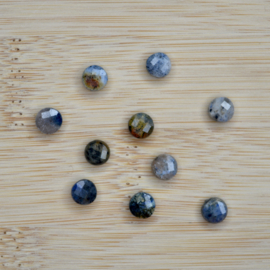 Dumortieriet Facet Coin Kralen (10 pcs)