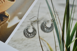 Filigrain Boho Earrings Sterling Silver / Oorbellen