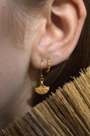 Ginkgo Earrings Gold Vermeil Oorbellen