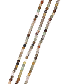 Agaat 4 mm Facet Kralen