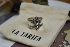 Dotted Tribal Bali Ring Sterling Silver