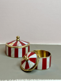 Red Striped Circus Box Large