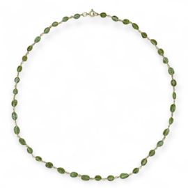 Sarita Peridot Necklace Gold Plated