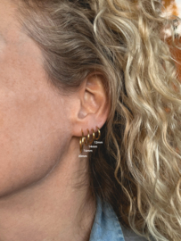 Plain 20mm Hoops Gold Vermeil