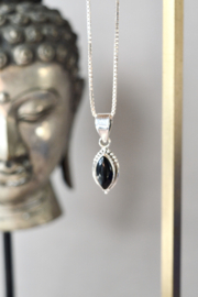 Black Onyx Pendant Sterling Silver