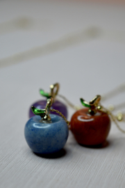 Edelsteen Appel Bedel Gold Plated