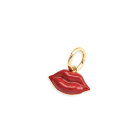Rode Lippen Bedel Gold Plated