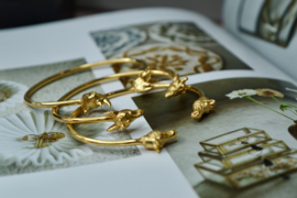 Rhino Bangle Brass