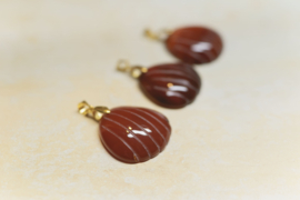 Carneool Schelp Hanger