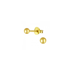 Basic Ball Studs 2mm Gold Vermeil Oorstekers