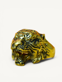 Vintage Tijger Ring - Brass