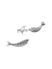 Sardines Oorstekers - Sterling Zilver