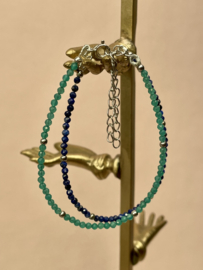 Lapis Lazuli Sterling Silver Bracelet / Armband