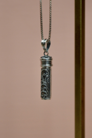Bali Secret Prayer Box Hanger- Sterling Zilver