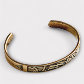 Tribal Brass Bangle