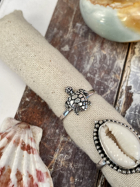 Sea Turtle Ring Sterling Silver