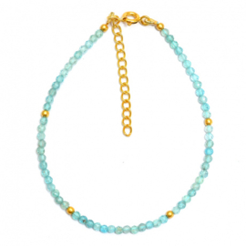 Apatite Gold Vermeil Bracelet / Armband