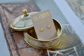Ethnic Opal Earstuds Gold Vermeil