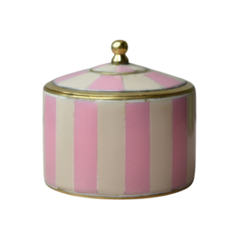 Pink Striped Treasure Box Large