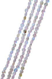 Morganiet 4 x 2.5 mm Facet Coin Kralen