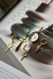 Elephant Single Earring Gold Plated