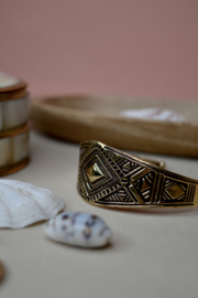 Tribal Bangle - Brass