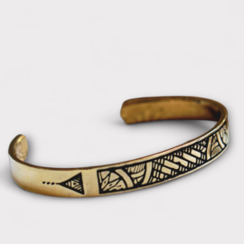 Tribal Brass Bangle
