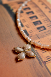 Zonnesteen Ladakhi Ketting - Gold Plated