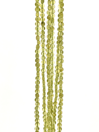 Peridot 3.5 x 2.5 mm Facet Kralen